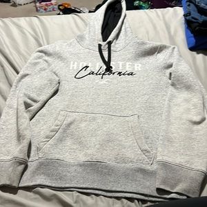 Hollister gray/white/black Size-L